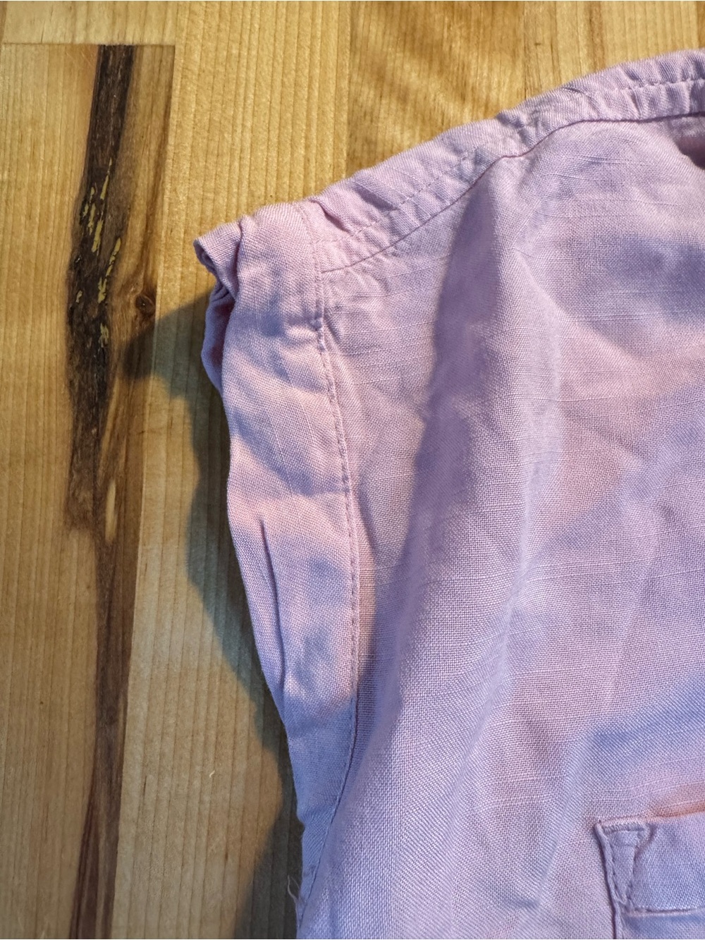 JACHS Girlfriend Pastel Lavender Button-Front Blouse - Picture 4 of 7